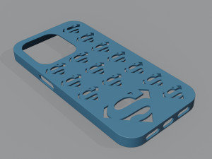 Superman Iphone 14 Pro Case Modelo de Impressão 3D