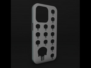 The Punisher Iphone 14 Pro Case 3D प्रिंट मॉडल