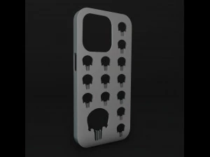 La custodia per iPhone 14 Pro Punisher Modello di stampa 3D