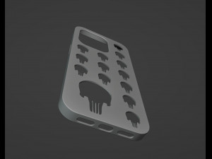 The Punisher Iphone 14 Pro Case 3D प्रिंट मॉडल