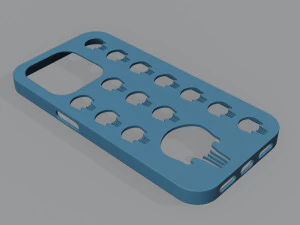 La custodia per iPhone 14 Pro Punisher Modello di stampa 3D