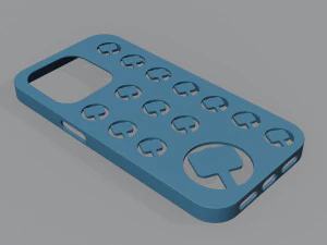 Custodia per iPhone 14 Pro Thor Modello di stampa 3D