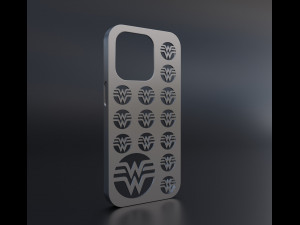 Wonder Woman Iphone 14 Pro Case 3D Print Model