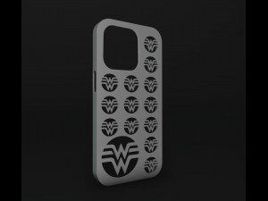 Wonder Woman Iphone 14 Pro Case Modelo de impresión 3D