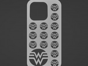Wonder Woman Iphone 14 Pro Case Modelo de impresión 3D