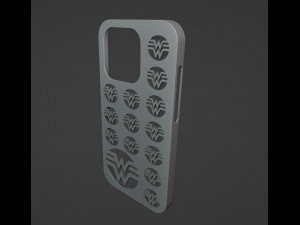 Wonder Woman Iphone 14 Pro Case Modelo de impresión 3D