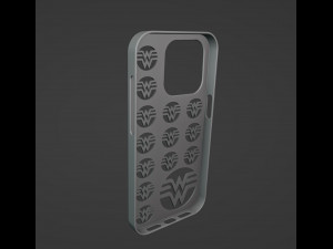 Wonder Woman Iphone 14 Pro Case Modelo de impresión 3D