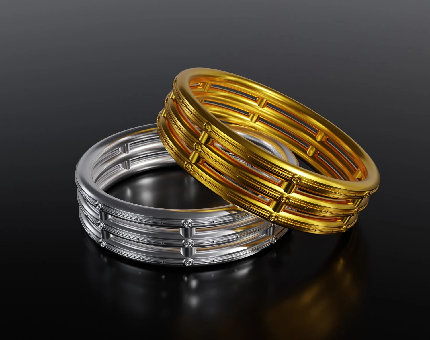 Ring 1 3D Print Model .c4d .max .obj .3ds .fbx .stl .blend 