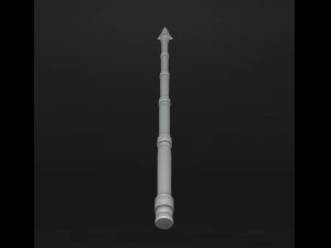 Long Spear Printable 3D Print Model