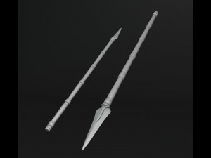 Long Spear Printable 3Dプリントモデル