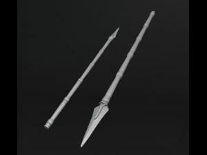 Long Spear Printable 3D Print Model