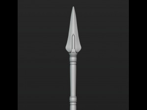 Long Spear Printable 3Dプリントモデル