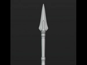 Long Spear Printable 3D Print Model