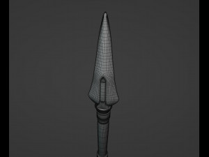 Long Spear Printable 3Dプリントモデル