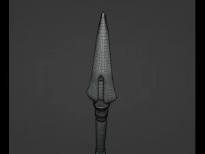 Long Spear Printable 3D Print Model