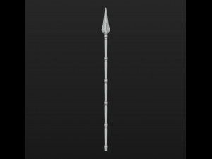 Long Spear Printable 3Dプリントモデル