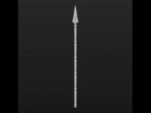 Long Spear Printable 3D Print Model