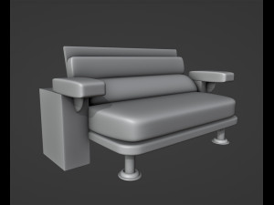 Lido Sofa 3D Print Model