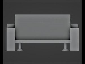 Lido Sofa Printable 3Dプリントモデル