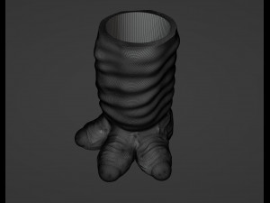 Monster Foot Planter - Pen Holder 3D 프린트 모델