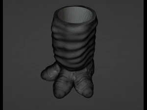 Monster Foot Planter - Pen Holder 3D Print Model