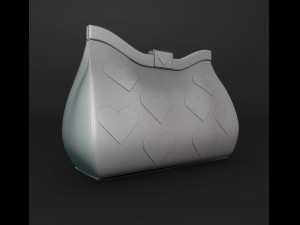 Pure Love Handbag Printable Modelo de Impressão 3D
