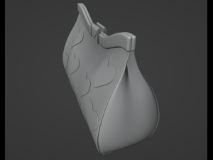 Pure Love Handbag Printable Modelo de Impressão 3D