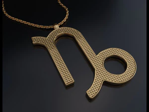 Zodiac Sign Pendants 3D Print Model