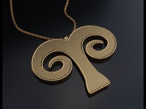 Aries Pendant Modelo de impresión 3D