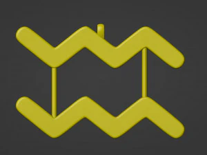 Colgante Acuario Modelo de impresión 3D