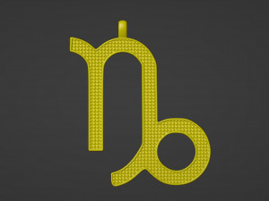 Capricorn Pendant 3D Принт Модель
