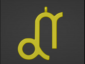 Capricorn Pendant 3D Принт Модель