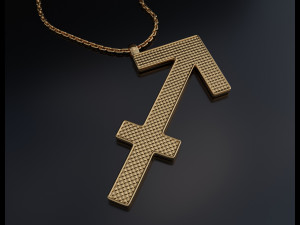 Sagittarius Pendant 3D प्रिंट मॉडल