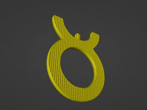 Taurus Pendant 3D Print Model