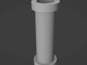 14 Printable Industrial Pipes Modello di stampa 3D