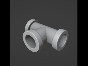 14 Printable Industrial Pipes Modello di stampa 3D