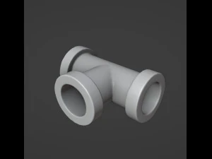 14 Printable Industrial Pipes 3D Print Model
