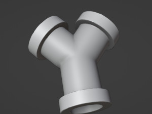 14 Printable Industrial Pipes Modello di stampa 3D