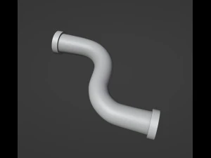 14 Printable Industrial Pipes 3D Print Model