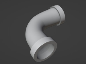 14 Printable Industrial Pipes Modello di stampa 3D