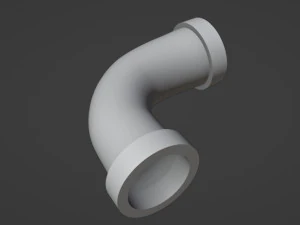 14 Printable Industrial Pipes 3D Print Model
