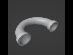 14 Printable Industrial Pipes Modello di stampa 3D