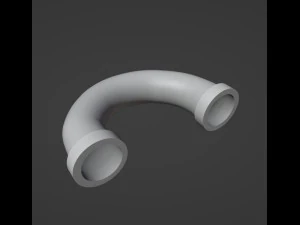 14 Printable Industrial Pipes 3D Print Model