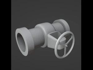 14 Printable Industrial Pipes 3D Print Model