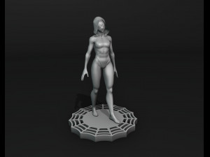 Spider Gwen 3D 打印模型