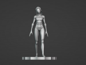Spider Gwen Model Cetak 3D