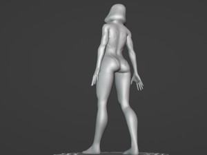 Spider Gwen Model Cetak 3D