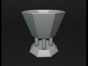 Trophy Shaped Vase 3D Print Model