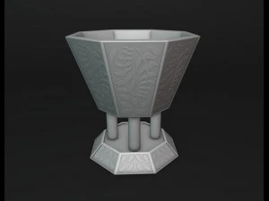 Trofeevormige vaas 3D printmodel