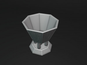 Trophy Shaped Vase 3D Print Model